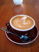 Sunday morning coffee made by Toshi - St Ali